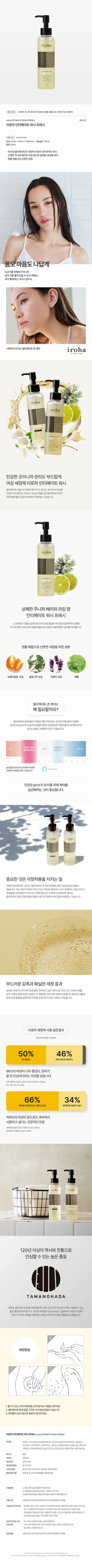 이로하 인티메이트 워시 프레쉬 여성청결제